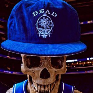 Zig Zag Corduroy Cap Grateful Dead Bertha Snakebootz.com Duke Blue